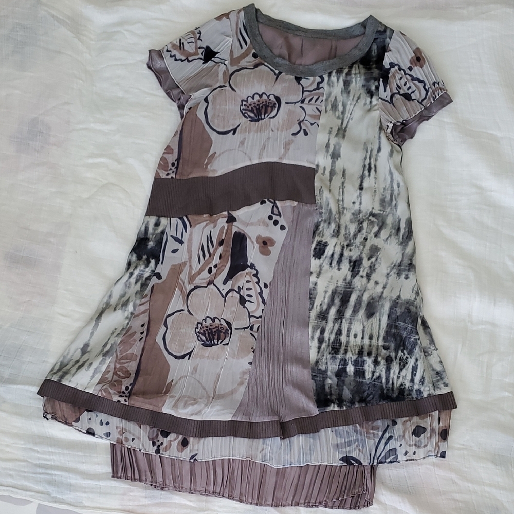 BNX Floral Patchwork Dress Size S